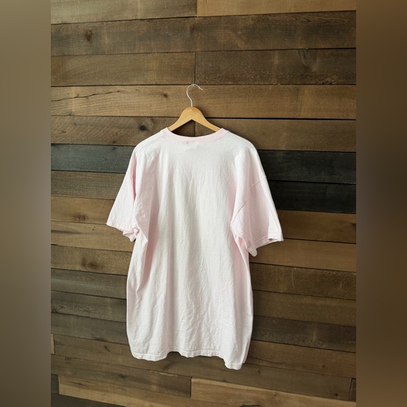 Vintage 90s Teddy Bear Graphic Tee Pink Made In USA - Picture 4 of 10